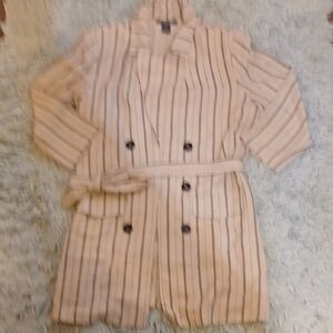 NYCC Elegant Beige Striped Jacket